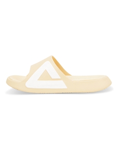 Классические полосатые слайдеры Unisex белый светло-бежевый, экрю/фиолетовый Peak