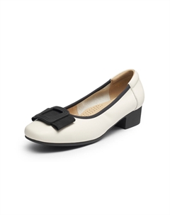 Женские повседневные туфли на каблуке 3,4 см Slip On, цвет Ecru Red dragonfly