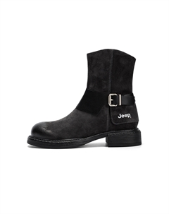 Женские полусапоги винтажные с ремешком, темно-серый Jeep