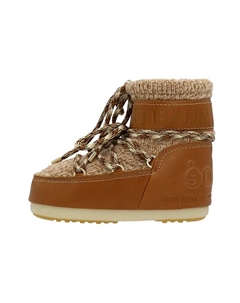 Chloé x Женские Коричневые Ботинки Moon boot