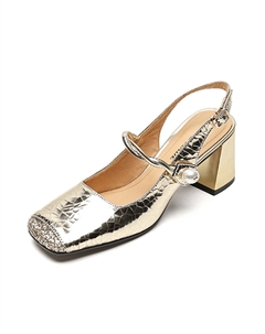 Сандалии на бретельках 7 см Women's, серебристый Echo&yolo