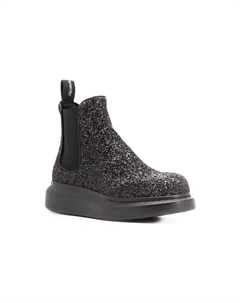 Ботильоны с блестками 'Black' Женские Alexander mcqueen