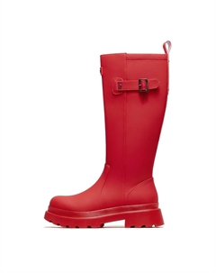 Водостойкие износостойкие противоскользящие дождевые сапоги женские экрю, цвет Ecru Camel