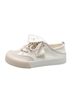 Женские низкие кеды из холста бежевые, цвет Beige Jimixiong