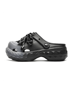 Клоги женские черно-серые, цвет Black Gray Oubt