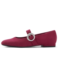 Туфли Мэри Джейн 1 см женские, красные Charles&keith