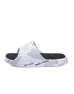 Слайдеры унисекс полностью черные, полностью белые/черные Peak