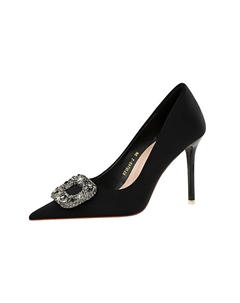 Тонкие каблуки Высокие каблуки 10,5 см Женские черные Bigtree