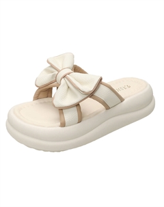 Женские противоскользящие шлепанцы бежевые, цвет Beige Tonybear