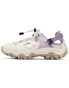 Женские туристические ботинки для треккинга по рекам бежево-фиолетовые, цвет Beige Purple 15 mins