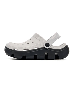 Клоги женские бело-черные, цвет White Black C°banner