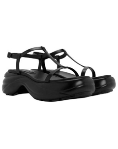 Маленькие бретельки Ck One на сандалиях 6,5 см Женские, Кремово-молочный белый Charles&keith