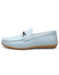Мокасины мужские голубые, цвет Cyan Ximo bull