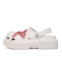 Клоги унисекс белые, цвет White Cat seven seeks