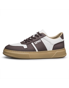 Амортизирующие противоударные устойчивые к истиранию балансирующие поддерживающие увеличивающие рост низкие скейтборд кроссовки мужские белый кофе, цвет White Coffee Zro