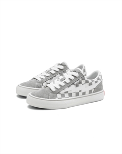 Кроссовки Lightning Vengeance Storm Collection унисекс низкие оранжево-синий шторм/черно-белая клетка/бело-красная клетка/серо-белая клетка - серо-белая шахматная доска Miniso