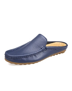 Устойчивые к запаху износостойкие нескользящие закрытые тапочки для мужчин синие, цвет Blue Kung fu partners