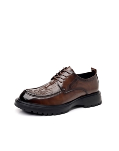 Коричневые мужские повседневные кожаные туфли, цвет Brown Mulinsen