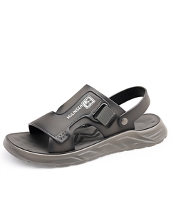 Мужские пляжные сандалии серые, цвет Gray Mulinsen