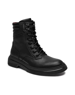 Высокие кожаные туфли rikky_halb_nael_n, черный Hugo