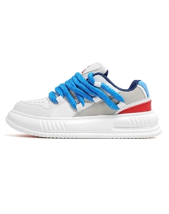 Мужские низкие скейтерские кеды белые, цвет White Tonybear