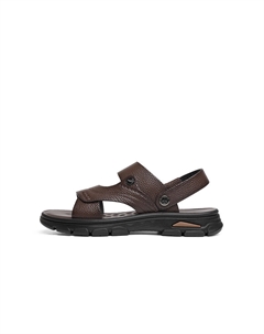 Мужские пляжные сандалии коричневые, цвет Brown Red dragonfly