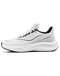 Амортизирующие низкие беговые кроссовки с карбоновой пластиной Popcorn унисекс белые, цвет White Tonybear