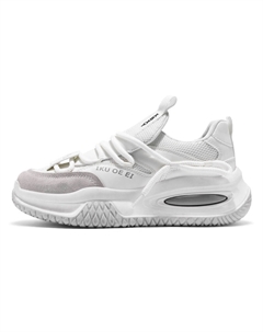 Мужские массивные кроссовки низкие хаки зеленый белый черный белый, цвет White Tonybear