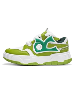 Низкие скейтерские кроссовки мужские зеленые, цвет Green Tonybear