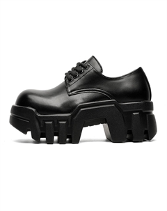 Устойчивые к истиранию противоскользящие низкие повседневные туфли на платформе унисекс черные женские, цвет Black Women's V05