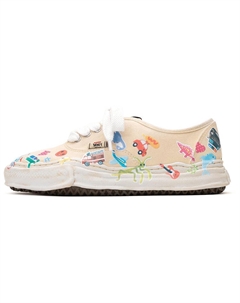 Мокасины Maison Baker белые, цвет White Mihara yasuhiro