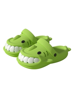 EVA устойчивые к истиранию закрытые тапочки унисекс светло-зеленые, цвет Light Green Tafn