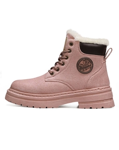 Минималистичные универсальные классические винтажные замшевые желтые ботинки мартинсы унисекс розовые, цвет Pink Warrior