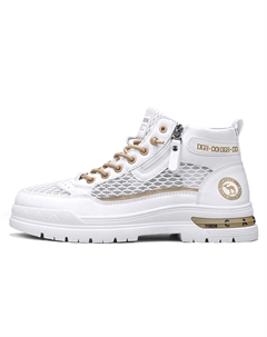 Дышащие мид-топы мужские повседневные белый хаки, цвет White Khaki Cahhrrn