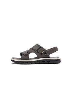 Мужские пляжные сандалии серые, цвет Gray Red dragonfly