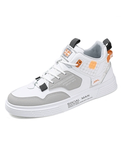 Износостойкие мужские лоу-топы для скейтбординга белые, цвет White Tonybear