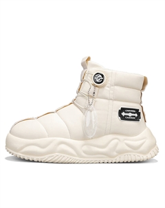 Мужские противоскользящие утепленные короткие зимние ботинки бежевые, цвет Beige Cahhrrn