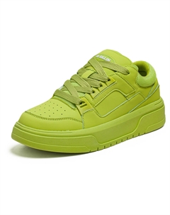 Мужские устойчивые к истиранию противоскользящие низкие скейтерские кеды Green, цвет Green Tonybear