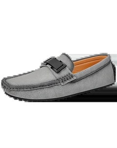 Мокасины мужские черно-серые, цвет Gray Kupe