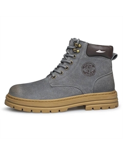 Короткие ботинки Мартин унисекс серые без подкладки, цвет Gray, Unlined Shoes Kuding