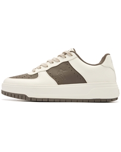 Пятисантиметровые скейтерские кеды мужские низкие грецкий орех - грецкий орех слоновая кость, цвет Walnut Ivory Qiaodan