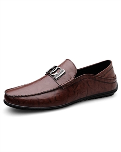 Мокасины мужские коричневые, цвет Brown Kupe