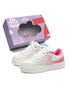 Износостойкие легкие низкие скейтерские кроссовки с эффектом увеличения роста унисекс - светлый микс, цвет Light Mismatched 7 sevfun