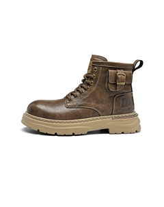 Мужские ботинки Martin черно-коричневые - коричневые, цвет Brown Hla