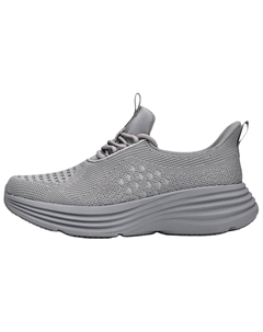 Мужские повседневные туфли низкие черно-серые серые, цвет Gray Hla