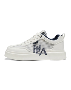 Мужские скейтерские кроссовки низкие черные белые синие бежевые коричневые бело-синие, цвет White Blue Hla