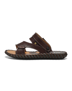 Пляжные сандалии мужские черно-коричневые, цвет Brown Hla