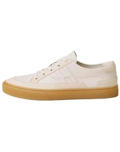 HERMES Глубокие низкие скейтерские кеды мужские бежевые Hermès