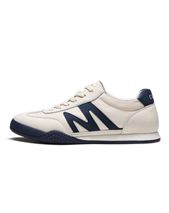 Скользоустойчивые амортизирующие низкие скейтерские кроссовки мужские бело-голубые, цвет White Blue Camel