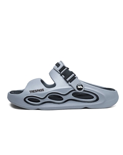 Быстросохнущие шлепанцы мужские серо-черные, цвет Gray Black Trespass